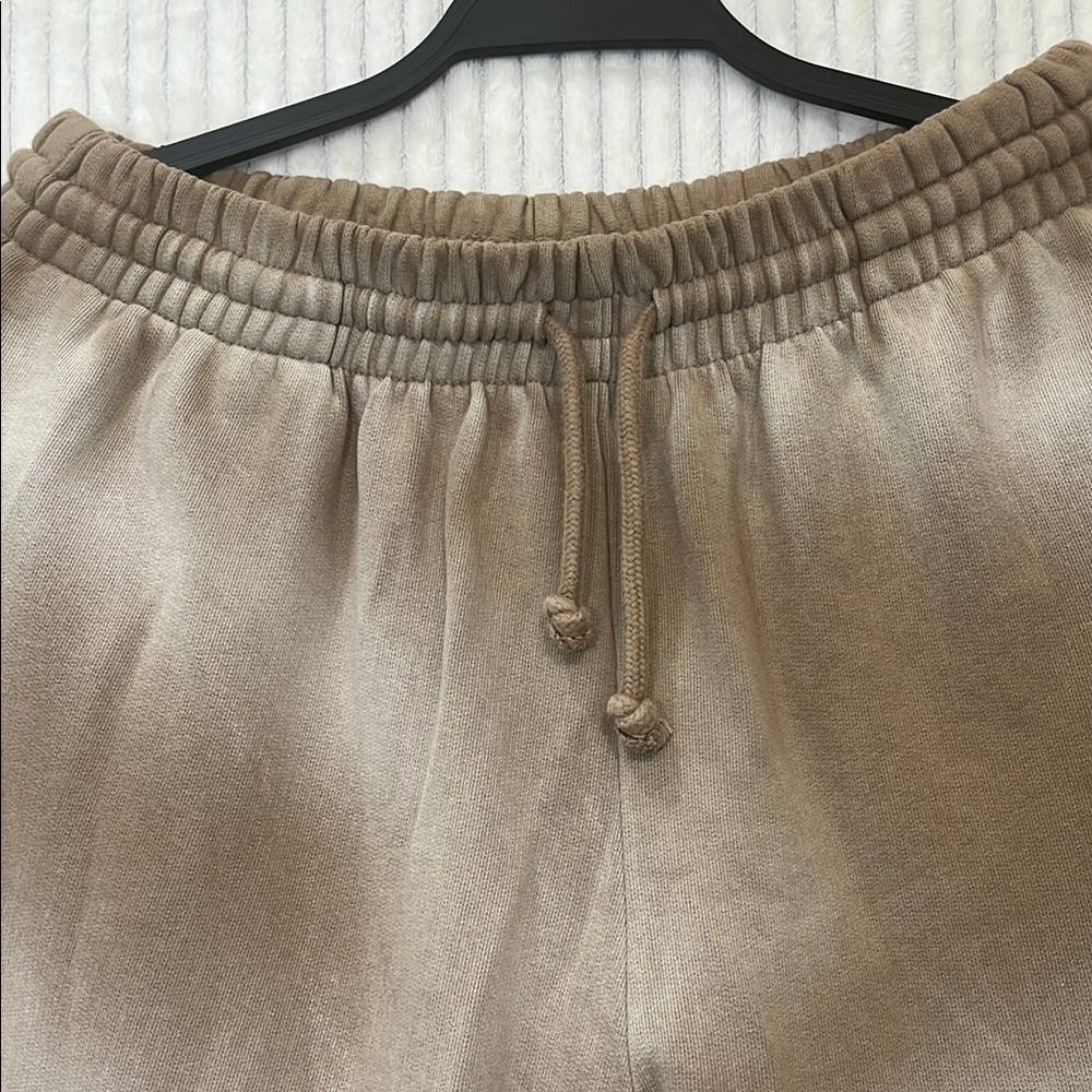 Noize Brown Sweatpants Relaxed Fit Elastic Cuffs - Picture 4 of 4